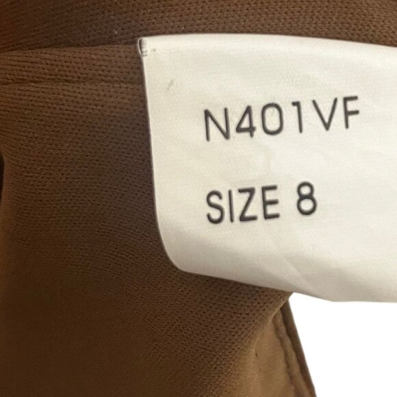 SOLD: Amsale Nouvelle Sana Bronze Velvet Bridesmaid Dress Long Gown Size 8 - Picture 12 of 14